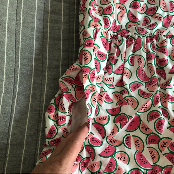 J Crew sleeveless tiered watermelon dress, size 6 - Picture 6 of 10